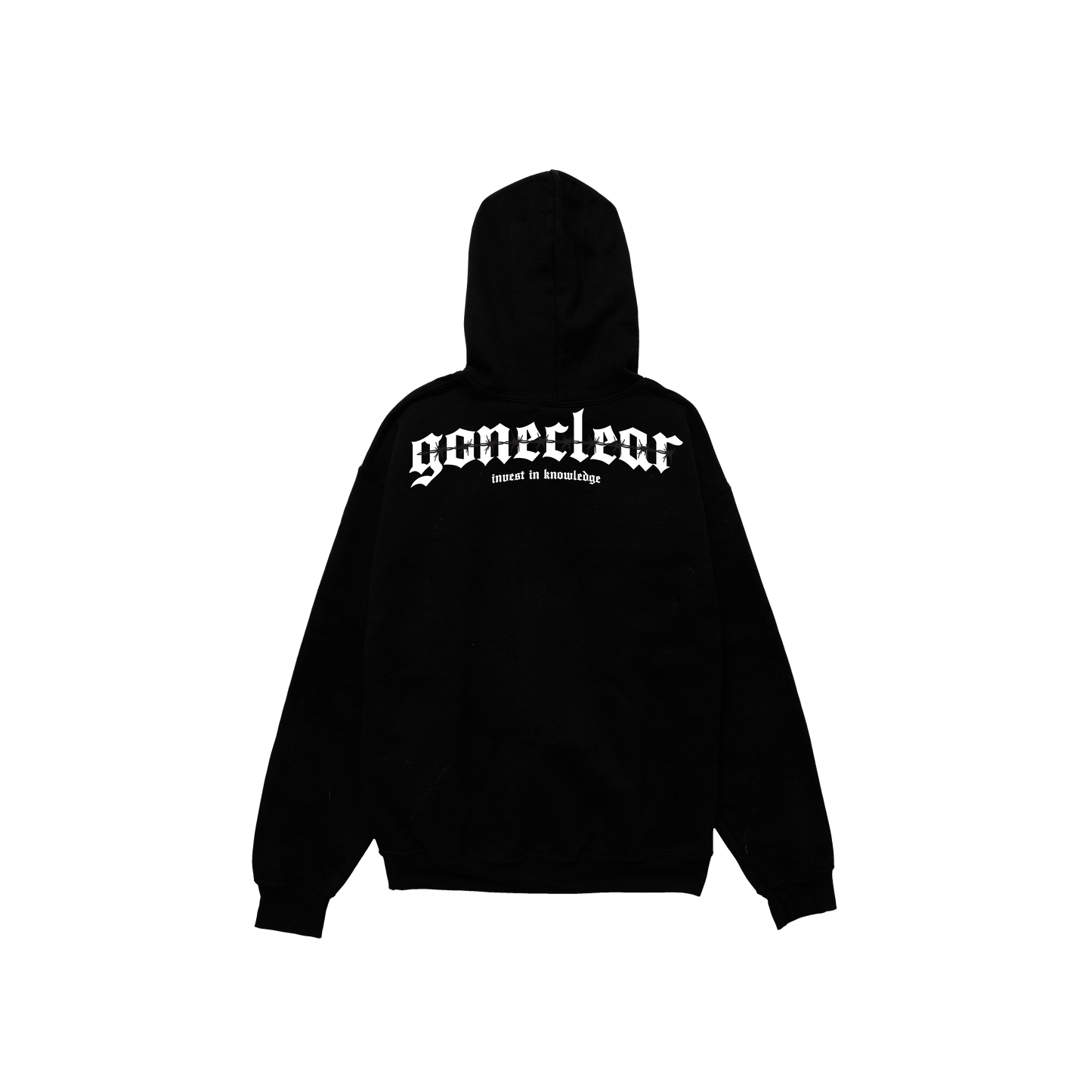 GoneClear Black Hoodie