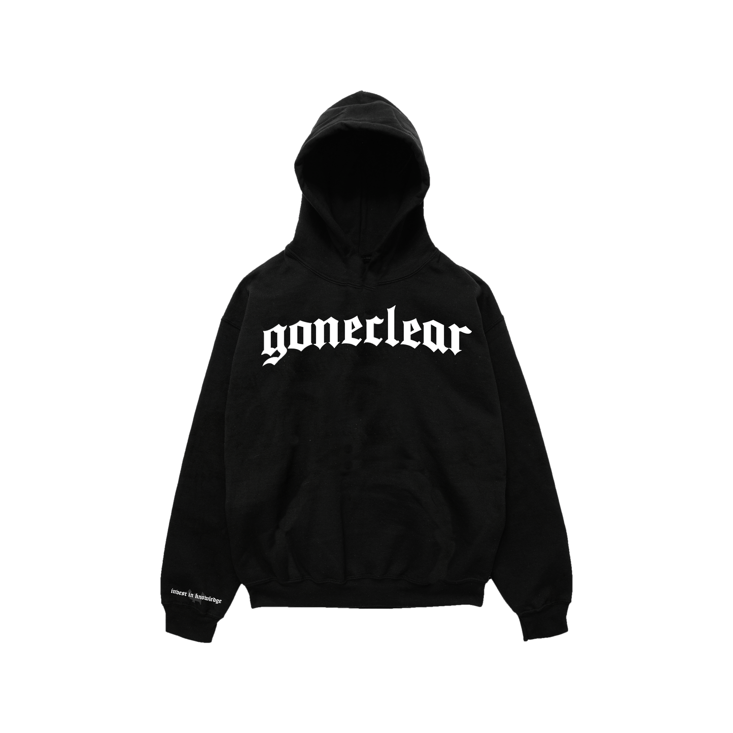 GoneClear Black Hoodie